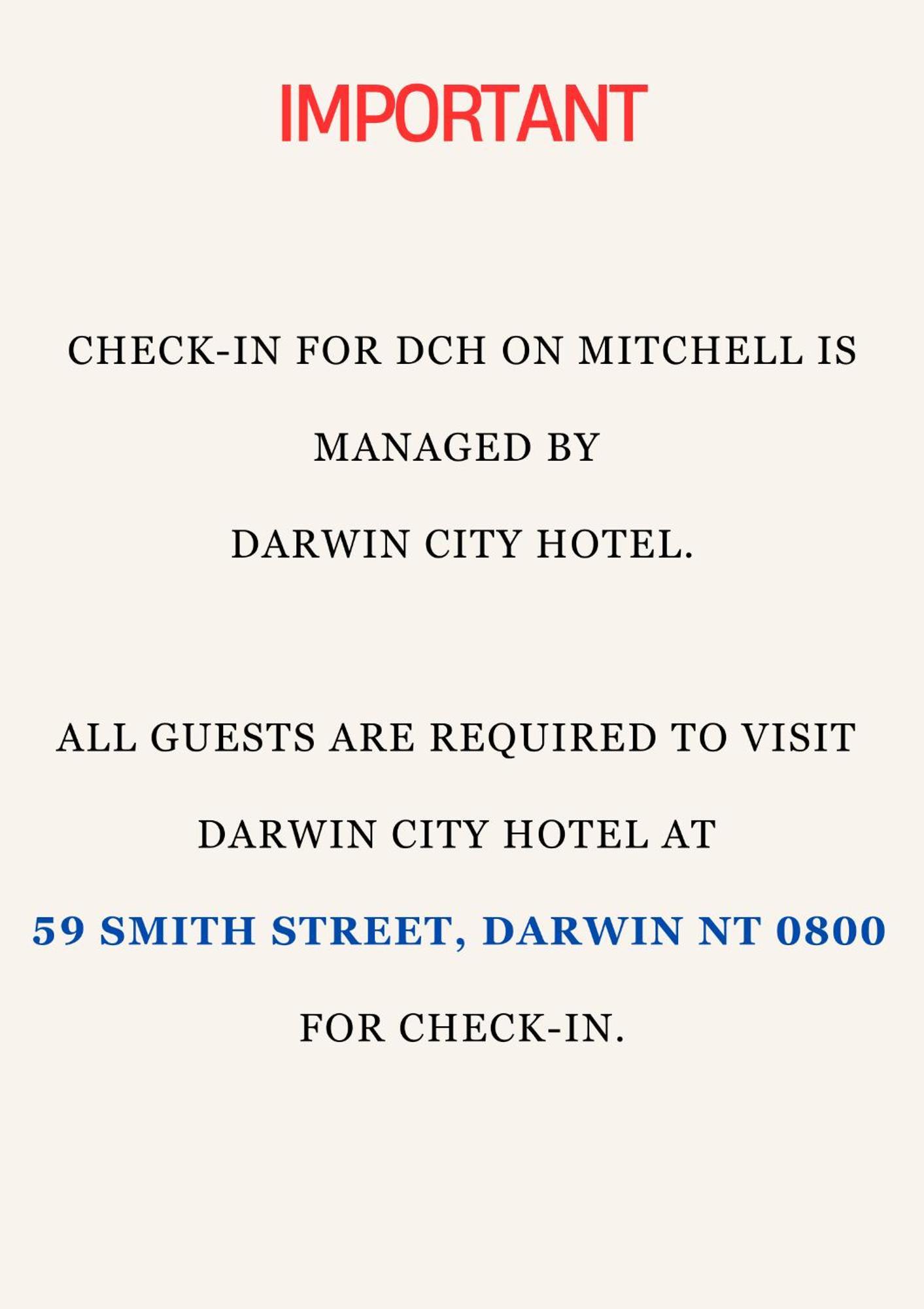 Dch On Mitchell Hotell Darwin Eksteriør bilde